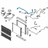 OEM 2019 BMW X4 HOSE COOLANT RADIATOR INTAKE Diagram - 17-12-9-894-743