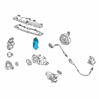OEM 1997 Acura Integra Canister Assembly Diagram - 17300-S04-G31