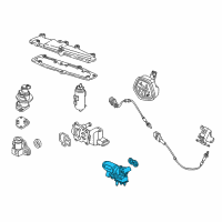 OEM 2000 Honda Civic Valve Assembly, Electronic Air Control Diagram - 36450-P2J-J01