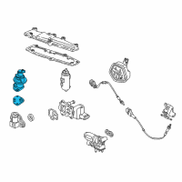 OEM Honda Civic EGR Valve Kit Diagram - 18011-P2M-305