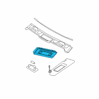 OEM 2009 BMW 128i Switch Unit Roof Diagram - 61-31-9-225-702