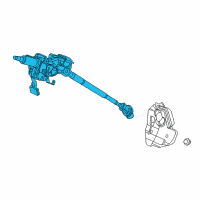 OEM 2014 Honda CR-V Column Assembly, Steering Diagram - 53200-T0A-A01