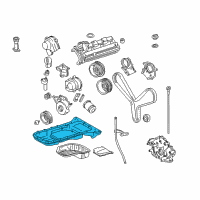 OEM 2006 Toyota 4Runner Upper Oil Pan Diagram - 12111-50131