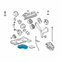 OEM Lexus GX470 Pan Sub-Assy, Oil, NO.2 Diagram - 12102-50130