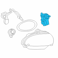 OEM Chrysler Motor-HEADLAMP LEVELING Diagram - 5288904AB