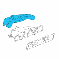 OEM GMC Heat Shield Diagram - 12643927