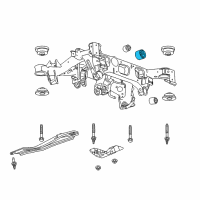 OEM 2020 Chevrolet Camaro Suspension Crossmember Bushing Diagram - 20762248