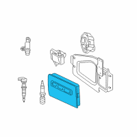 OEM 2002 Dodge Ram 1500 Powertrain Control Module Diagram - R6040201AG