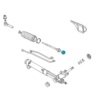 OEM Buick Terraza Seal Kit, Steering Gear Rack Diagram - 88963468