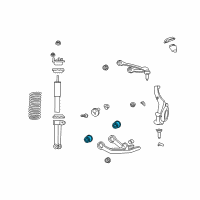 OEM 2004 Jeep Liberty BUSHING-Control Arm Diagram - 4670457AA