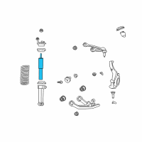 OEM 2010 Jeep Liberty ABSORBER-Suspension Diagram - 68046314AD