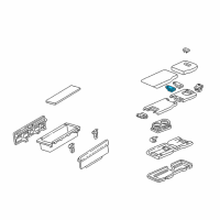 OEM 2004 Acura NSX Lock, Cover Diagram - 83413-SL0-A90