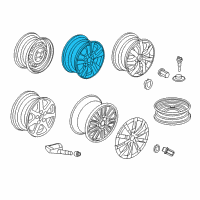OEM 2011 Honda Accord Disk, Aluminum Wheel (16X6 1/2J) (Tpms) (Enkei) Diagram - 42700-TA0-A61