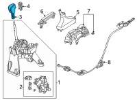 OEM Honda Civic KNOB *NH900L* Diagram - 54131-T20-L81ZA