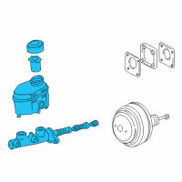 OEM 2002 Toyota Sequoia Master Cylinder Diagram - 47201-0C041