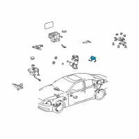 OEM 2016 Lexus LS600h Tube, Brake Actuator, NO.3 Diagram - 44553-50070