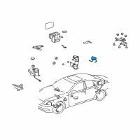 OEM 2017 Lexus LS460 Tube, Brake Actuator, NO.3 Diagram - 44553-50070