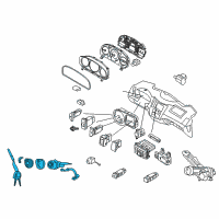OEM 2012 Hyundai Veracruz Cylinder Assembly-Steering & Ignition Lock Diagram - 81920-3JA20