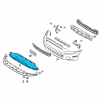 OEM 2012 Ford Mustang Lower Shield Diagram - BR3Z-17626-A