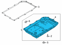 OEM 2017 Dodge Challenger Filter-Transmission Oil Diagram - 68266725AB