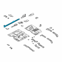 OEM 2002 Dodge Dakota SILL-SILL Diagram - 55257178AC