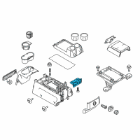 OEM Hinge Diagram - 9L3Z-1506050-AA