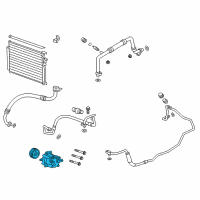OEM 2015 Chevrolet Captiva Sport Compressor Assembly Diagram - 84254641