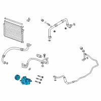 OEM 2012 Chevrolet Captiva Sport Compressor Assembly Diagram - 84254641