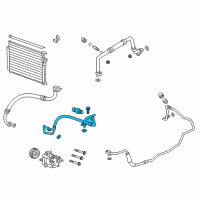 OEM 2012 Chevrolet Captiva Sport Discharge Hose Diagram - 23366241