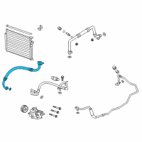 OEM Chevrolet Captiva Sport Front Suction Hose Diagram - 23490195