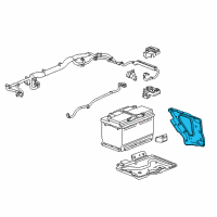 OEM 2018 Cadillac Escalade ESV Support Diagram - 22829069