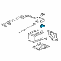 OEM 2016 Cadillac Escalade ESV Fuse Box Diagram - 23239735