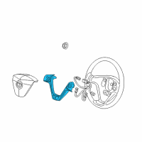 OEM 2006 Cadillac STS Switch Asm-Driver Information Display & Multifunction Diagram - 10381332