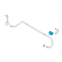 OEM Lincoln Bushings Diagram - BT4Z-5493-A