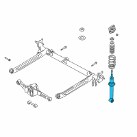 OEM 2002 Nissan Sentra ABSORBER Kit-Shock, Rear Diagram - 56210-4Z025