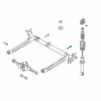 OEM Nissan Maxima Bolt-Link, Rear Suspension Diagram - 55080-0M00A