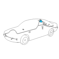 OEM 1995 BMW 750iL Parking Assist Distance Control Module Diagram - 66-21-8-381-087