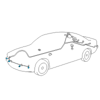 OEM BMW 750iL Ultrasonic Sensor Diagram - 66-21-6-902-182