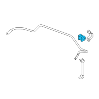 OEM 2019 Acura MDX Bush, Rear Stabilizer Holder Diagram - 52306-SZA-A01