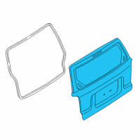 OEM 2001 Ford Escape Lift Gate Diagram - 1L8Z-7840010-AA