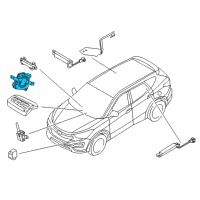 OEM Hyundai Santa Fe XL Module Assembly-Smart Key Diagram - 95480-2W570