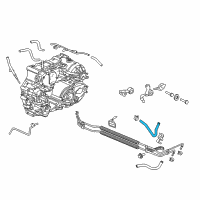 OEM Acura Hose (ATF) Diagram - 25213-RDJ-305