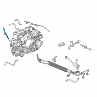 OEM Acura MDX Pipe, Dipstick (ATF) Diagram - 25613-RDK-000