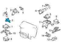 OEM 2022 Acura TLX BRACKET, FR Diagram - 50630-TGZ-A01