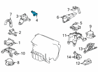 OEM 2021 Acura TLX BRACKET Diagram - 50620-TGZ-A01