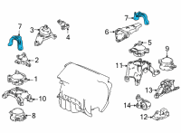 OEM 2022 Acura TLX STOPPER ASSY., FR Diagram - 50835-TGZ-A01