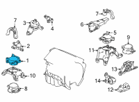 OEM 2021 Acura TLX RUBBER ASSY., RR Diagram - 50810-TGZ-A01