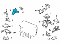 OEM 2022 Acura TLX RUBBER ASSY Diagram - 50820-TGZ-A01