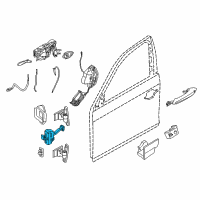 OEM 2015 BMW M6 Door Brake Diagram - 51-21-7-198-947