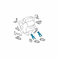 OEM 2002 Oldsmobile Silhouette Strut Diagram - 10247084